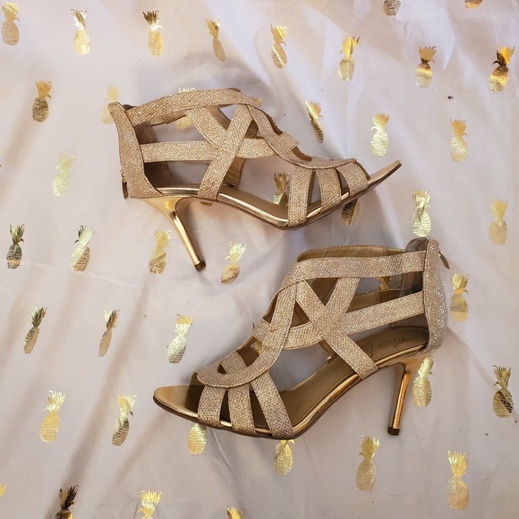 Marc Fisher Shoes Gold Heels Poshmark